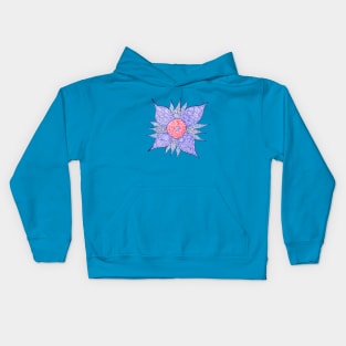 Spiral Flower Kids Hoodie